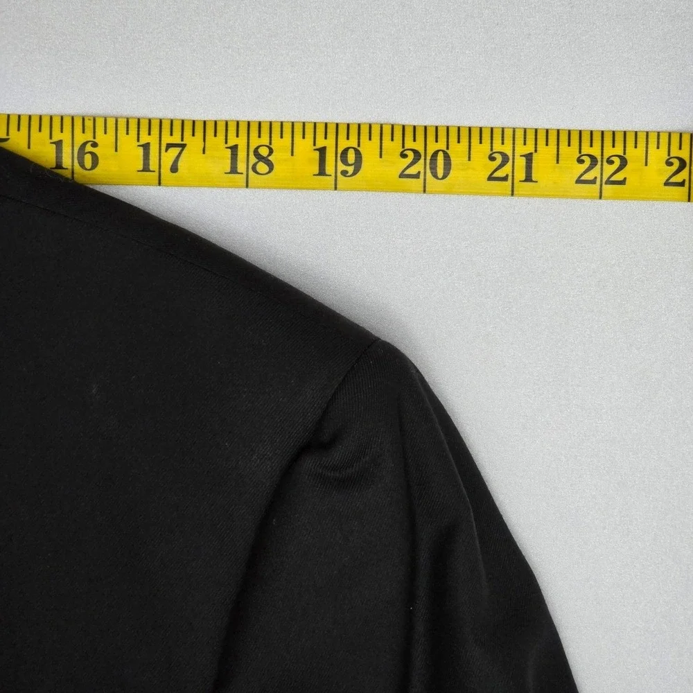 Hickey Freeman Loro Piana Super 130s Wool Tuxedo Jacket Black 44L Modern Madison